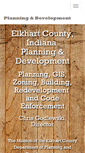 Mobile Screenshot of elkhartcountyplanninganddevelopment.com